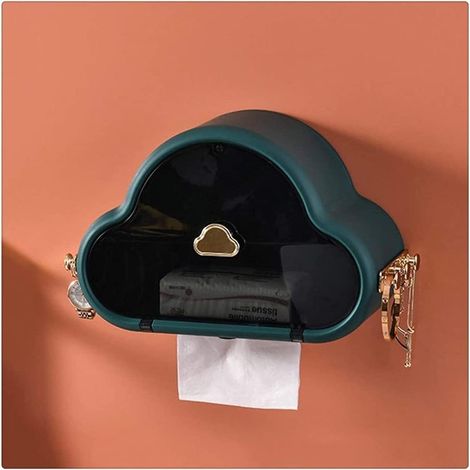 Rangement papier et mouchoirs, sans perçage, pour toilettes (1/5)