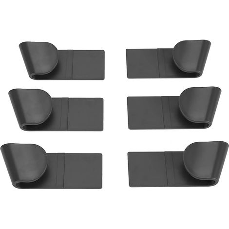 Ensemble de 6 supports muraux non perforés pour couvercles de casseroles, idéal pour la maison, le restaurant et la cuisine. (1/5)