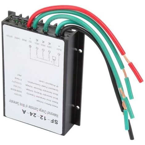Contrôleur De Charge Du Vent 12v / 24v 300w / 600w, Régulateur De Charge De Générateur De Turbine à Vent Étanche Affichage à Led Sf-12-24-a (1/4)