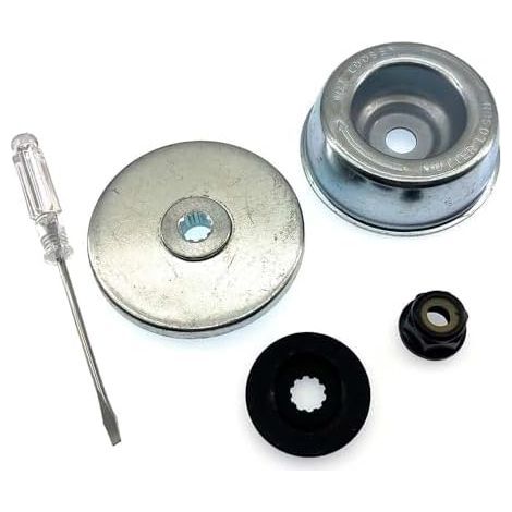 Plateau de course avec disque pression - Écrou adaptateur pour Stihl FS55 FS55R FS36 FS44 FS56 FS80 FS90 FS120 FS250 Pièces rechange 4 en 1 (1/3)