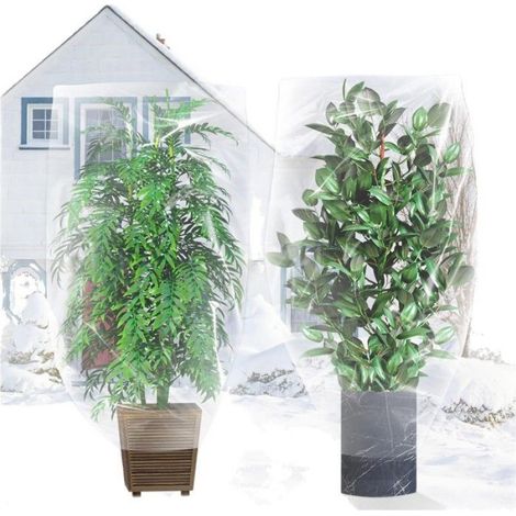 140200 10 Housse de protection contre le gel pour plantes, housse de protection contre le froid pour arbres en automne et en hiver, (1/5)