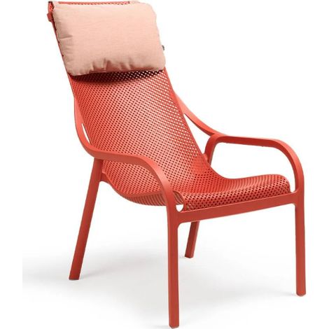 Cuscino poggiatesta per poltrona "Net Lounge" -Rosa Quarzo (1/5)