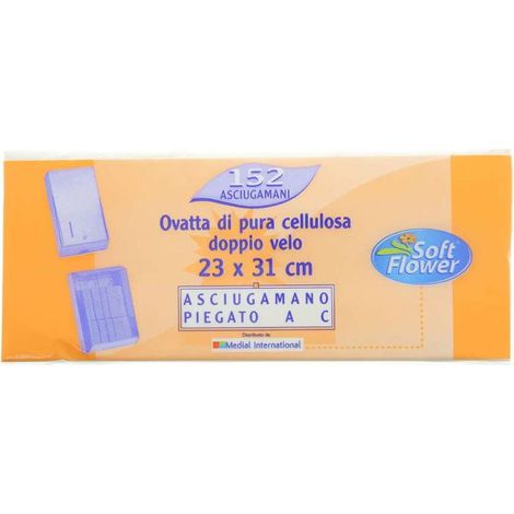 Salviette piegate a C 15pz