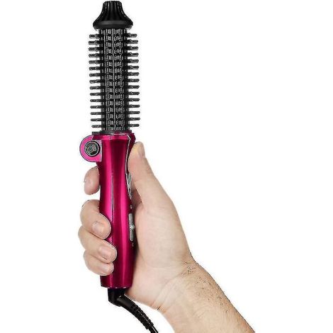 Mini brosse à friser électrique avec pochette de voyage, technologie ionique, fer à friser professionnel en céramique tourmaline, double tension, compatible avec les appareils Shor (1/4)