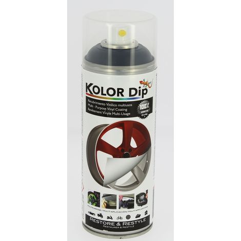 Bombe peinture finition Gun metal - Spray 400ml - KolorDip (1/2)