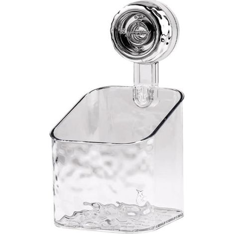Étagère murale - Ventouse - Motif glacier - Plastique - Accessoires de salle de bain - Chic (1/4)