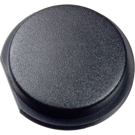 MEC 10U09 10U Series Couvercle rond noir 1 pc(s) Y735483