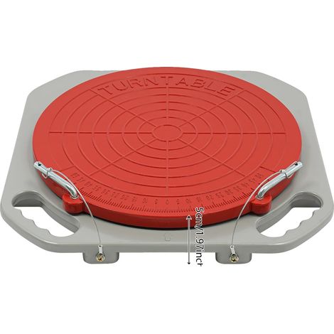 Piastre rotanti per l'allineamento delle ruote, struttura in alluminio resistente, rotazione a 360°, GRIGIO (1/2)
