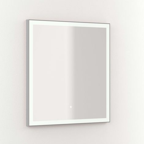 Espejo Nova Plus 80X80 Inox Cepillado (1/2)