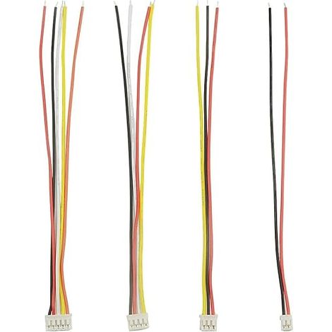 24AWG JST PH2.0 Connector Cable 2/3/4/5 Pin Male with 15cm Cable, JST PH 2.0mm 2/3/4/5 Pin Connector Adapter (1/2)