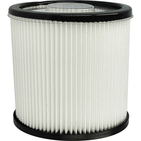 vhbw filtro sostituisce Scheppach 4014915222866, 7907709701 per aspirapolvere - filtro HEPA nero / bianco