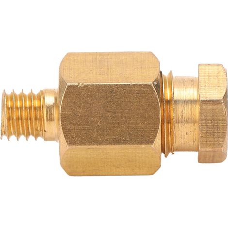 Raccord Fileté Droit en Laiton pour Tuyau, Adaptateur de Connexion Industrielle, Fourniture de Plomberie PD606 (1/5)