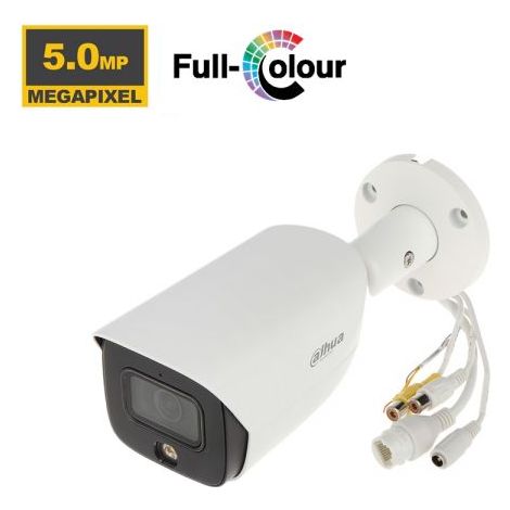 Dahua telecamera AI IP allarme onvif Poe 5MP starlight Full Color - IPC-HFW3549E-AS-LED (3.6mm) S