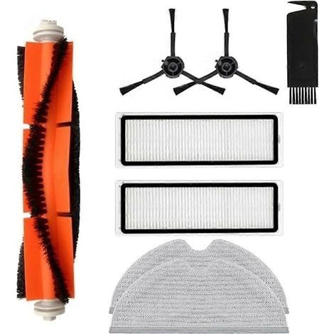 Pièces de rechange pour aspirateur robot Mova L600 : brosse latérale principale, filtre HEPA et lingette de nettoyage (1/5)