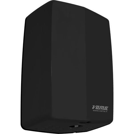 Asciugamani Elettrico 1000W Vama Dry Max UV ABS Nero (1/5)
