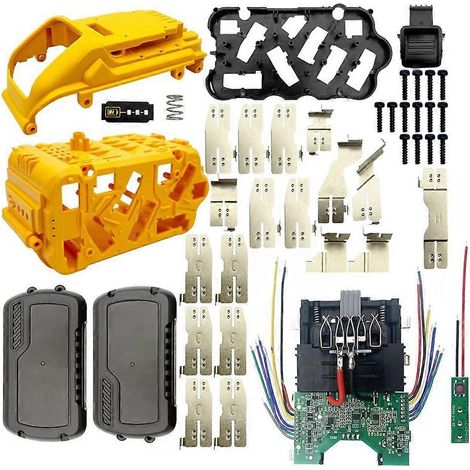 Boîtier en plastique pour batterie lithium DCB609 15x21700 avec circuit de protection de charge pour batteries DeWalt 20V 60V - JBMEDIA (1/4)