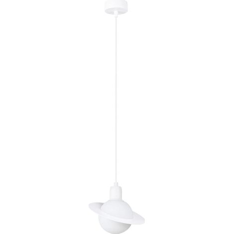 Lámpara colgante Rena blanco, 1 luz (1/5)
