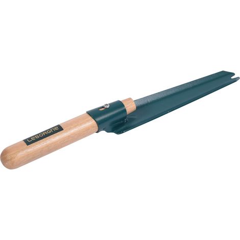 Leborgne, Duopro, coltello diserbo in acciaio per giardinaggio, ideale per uso domestico e professionale, leggero (0,26 kg), facile manutenzione di giardini e spazi verdi (1/3)