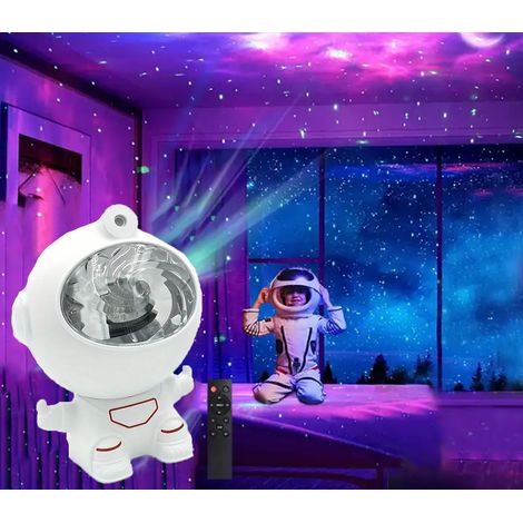 Proiettore Astronauta Luce Notturna LED Nebula Universo Cameretta Telecomando (1/5)