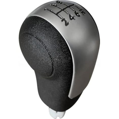 Pommeau de levier de vitesses manuel ABS, pommeau de levier de vitesses pour transmission manuelle, levier de vitesses de voiture LR001199 pour Land Rover 2 L359 2006-2014 (Noir) (1/5)