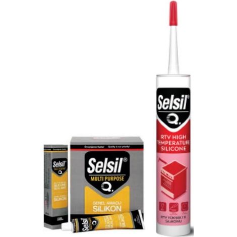 SILICONE ALTE TEMPERATURA ml.85 ROSSO