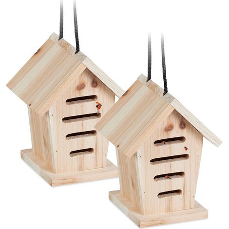 Set di 2 casette per coccinelle