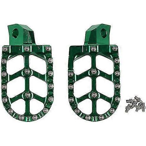 Fußrasten für Kawasaki KDX200, KDX220, KDX250, KDX125, KDX250, KDX500, KDX220, KDX250, KDX125 Dirt Bike – Grün