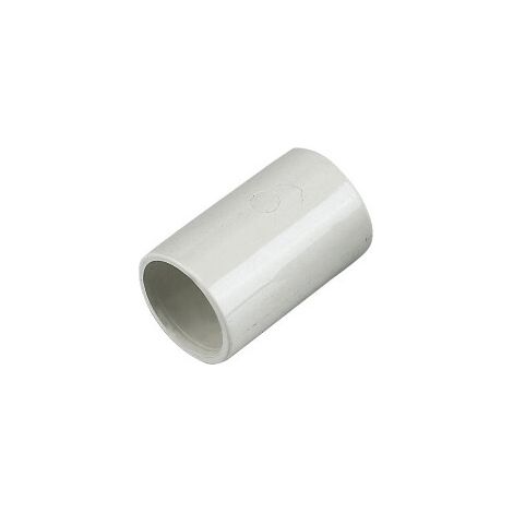 FloPlast White Overflow Coupling 21.5mm - Durable Connector