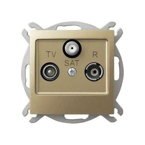 Antennensteckdose Ospel RTV-SAT Unterputz Kunststoff