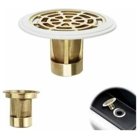 Bouchon Douche Anti Odeur en Cuivre pour Diamètre de Trou 27-55 mm - Dites adieu aux odeurs gênantes dans votre salle de bain grâce à ce siphon innovant (1/5)