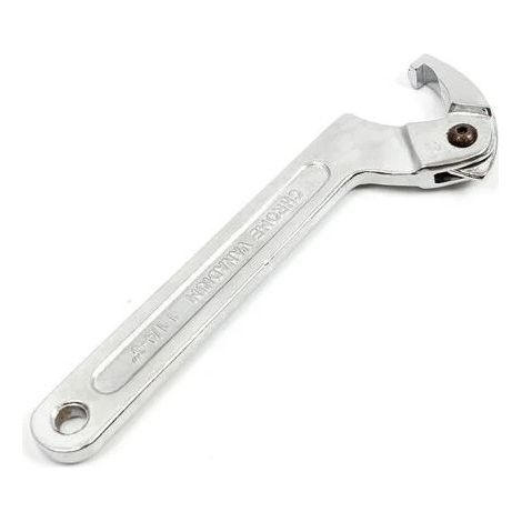 Clé À Crochet Réglable - Acier Chrome Vanadium - Pour Écrous À Fentes 32-76mm - Outil Mécanique Polyvalent - 1 Pièce (1/2)