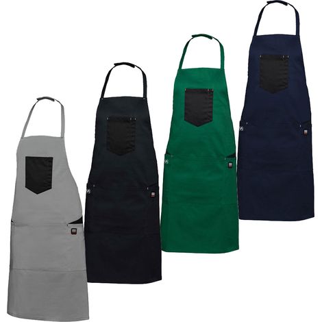 Siggi Nilo Arbeitsschürze 73PZ0513 - - Schwarze