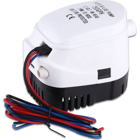 Pompe à bulbes entièrement automatique 12 V, débit de 750 gallons par heure (GPH) - Exclusivité entrepôt à l'étranger (couleur aléatoire expédiée) (1/5)