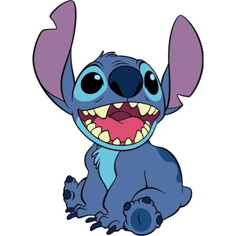 Sticker mural Stitch, papier peint dessin animé pour chambre d'enfant (1/5)