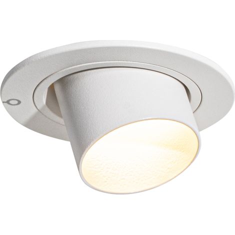 Modern Recessed Spotlight White GU10 35mm Round Tiltable - Installa