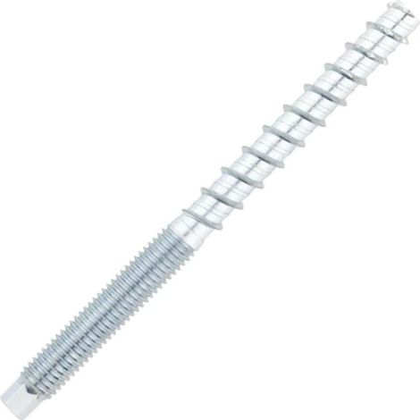 Vis béton Double Filetage TORX T5 6X100 M8 Acier zingué - 1 pièce (1/5)