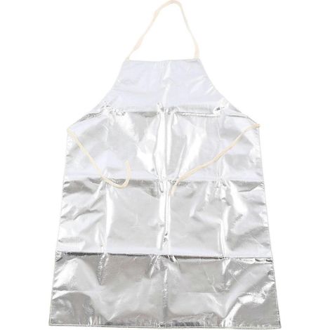 Hitzebeständige Arbeitsschürze, 1000℃ Hochtemperaturbeständige Aluminiumfolien-Arbeitsschürze