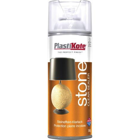 PlastiKote Stone Touch Spray Clear Sealer 400ml - Durable Protective Coating