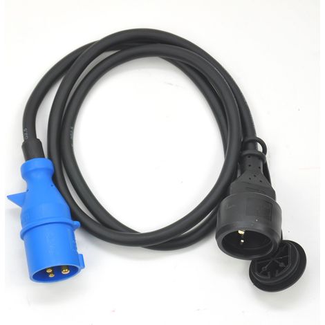 Adapterkabel Camping CEE Stecker-Schukokupplung 230 V 3G2,5 1,5  m