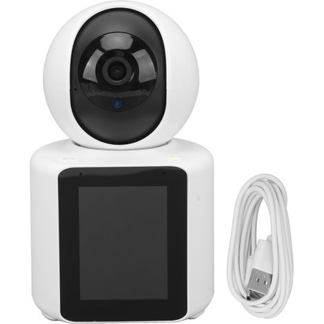 Decdeal Smart Security Camera Night Vision Motion Motion DÉTECTION 2 voies VIDÉO ONE TOCH CALLAGE 2,8 pouces IPS Écran double microphone Baby Monitor for Home Indoor (1/5)