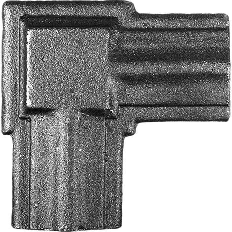 Angle lisse laminé pré-formé à 90° de main courante - Hauteur 95mm largeur 45mm épaisseur 15mm - À souder - DECO FER FORGE