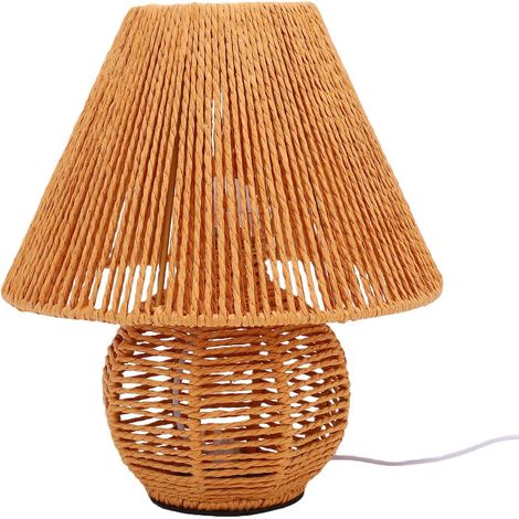 Naroote Lampe de Table Bohème, 3 Couleurs en Jute tissé à (1/5)