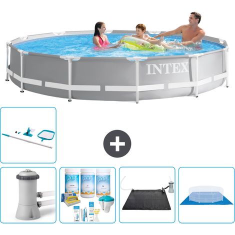 Prism Frame Pool Rund - 366x76 cm - 6-teilig S21063 (1/5)