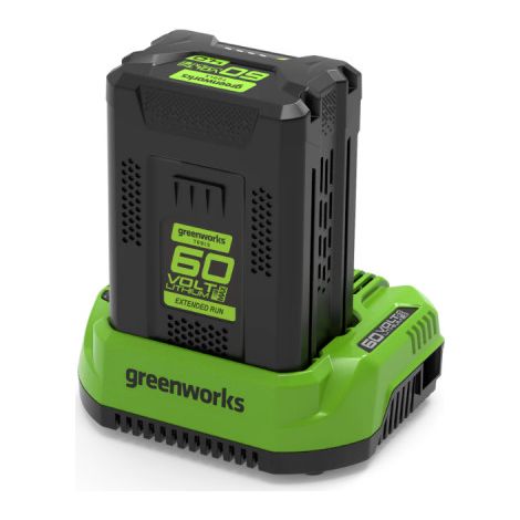 GREENWORKS 60V Pack - 1 x 4,0Ah Lithium-Ionen-Akku - 1 x Ladegerät - GSK60B4