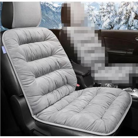 Coussin Voiture Siege Housses de Siège de Voiture Avant Ensemble de Housses Siège Auto Universel Anti-Poussière(Gris) (1/4)