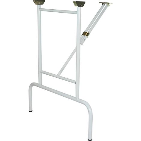 Lot de 2 pieds de table pliants – Dimensions 77,9 x 40,9 x 64 cm – Pour surfaces planes – Fixation robuste et stable – Visiodirect