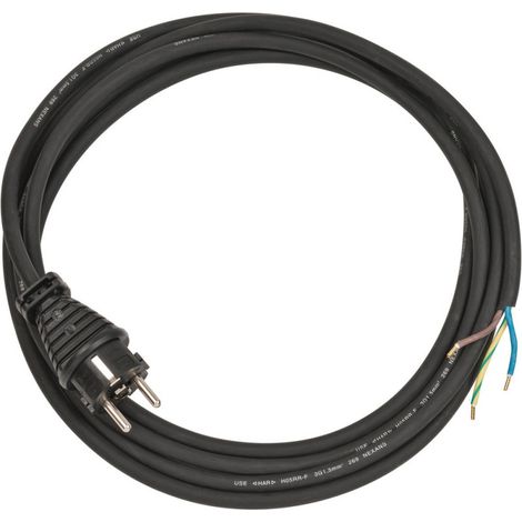Brennenstuhl 1160330 Strom Anschlusskabel  Schwarz 3.00 m