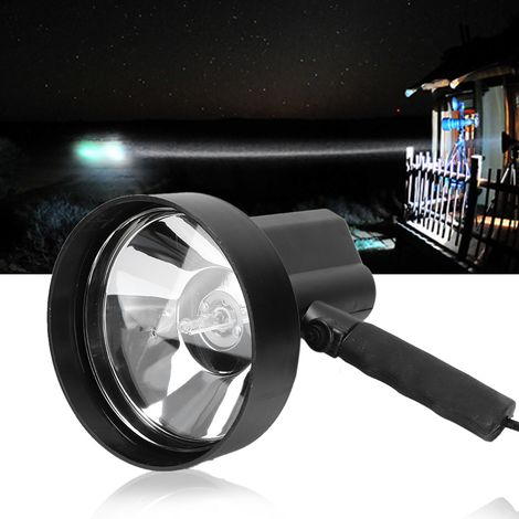 Projecteur portable HID au xénon pour extérieur, idéal pour le camping, la chasse et la pêche, 12-24 V, 55 W, IP565 pouces (1/5)