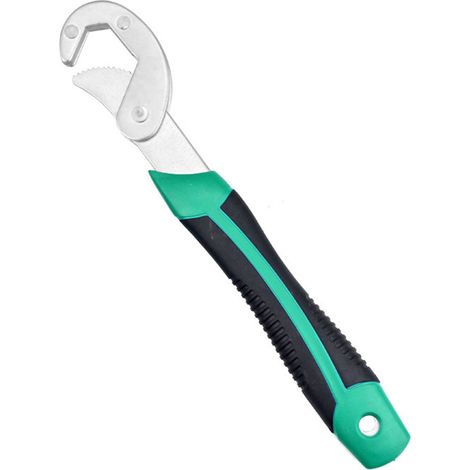 Kit clé double universel TFR antidérapant, poignée en acier haut carbone, outil de serrage pour lavabo domestique métrique, usage multiple. (1/5)
