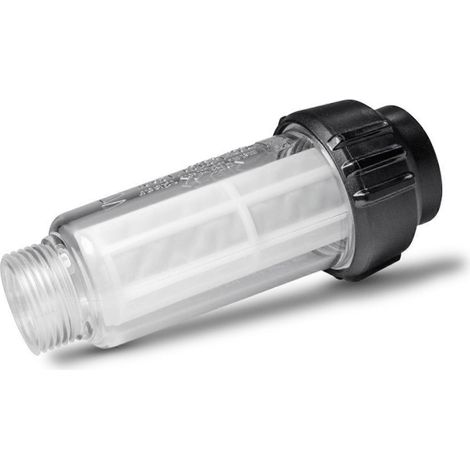 Wassereinlassfilter, transparentes ABS-Gehäuse, klares Gewinde M3/4 Zoll, Filter für Haushaltsreinigungsmaschinen als Ersatzteil